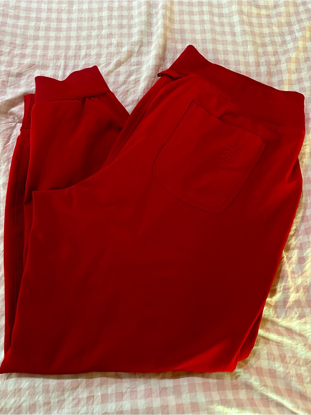HeartSoul Red Jogger Scrubs LP